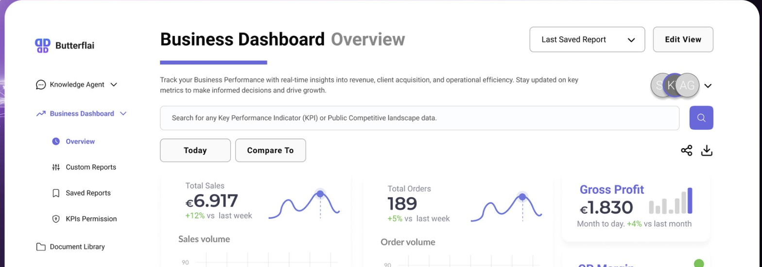 Butterflai Dashboard Screenshot